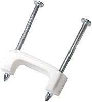 Vista 5 de Gardner Bender PS-150 Grapa de plástico, ½ pulgada., 14/2, 12/2, 10/2 (NM) Cable, Instalación rápida/fácil, para Romex, UF, (NM) y más, Paquete