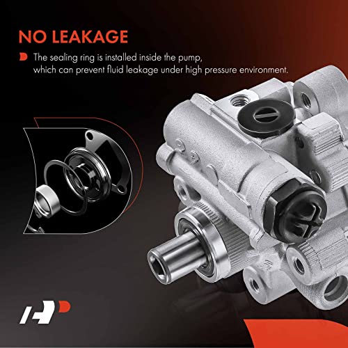 A-Premium Hydraulic Power Steering Pump Compatible With Dodge Grand Caravan 2011-2018 Chrysler Town & Country 2011-2016 Ram C/V 2012-2015 V6 3.6L #TOP5