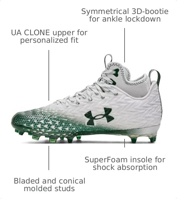 Image of Under Armour Men's Spotlight Clone 3 Football Cleats