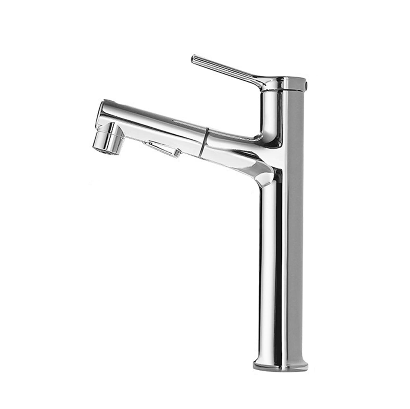 Mitigeur de lavabo de salle de bain moderne à levier unique et jet variable