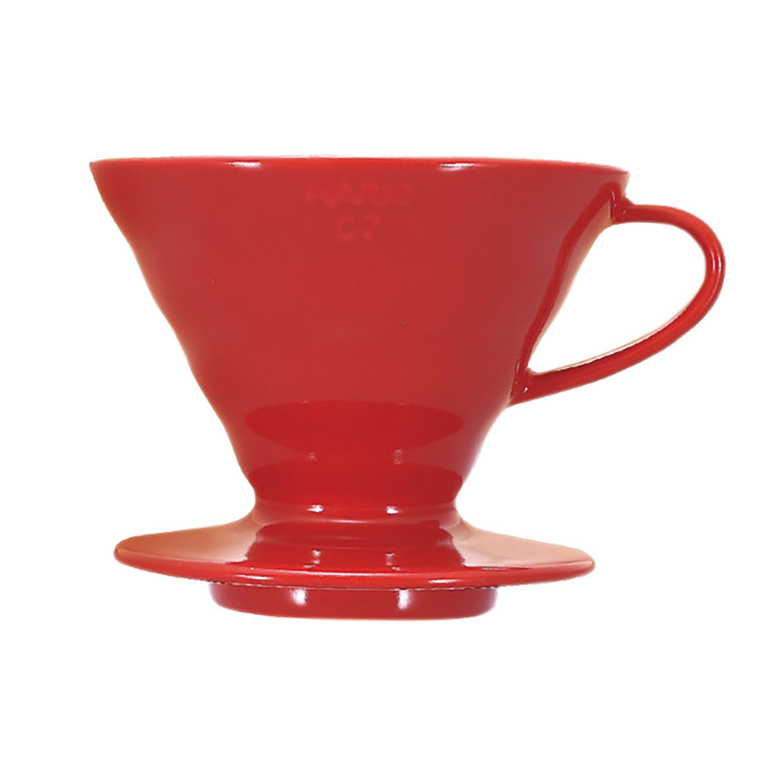 Amazon｜HARIO(ハリオ) V60 透過ドリッパー 02 セラミック レッド 1~4