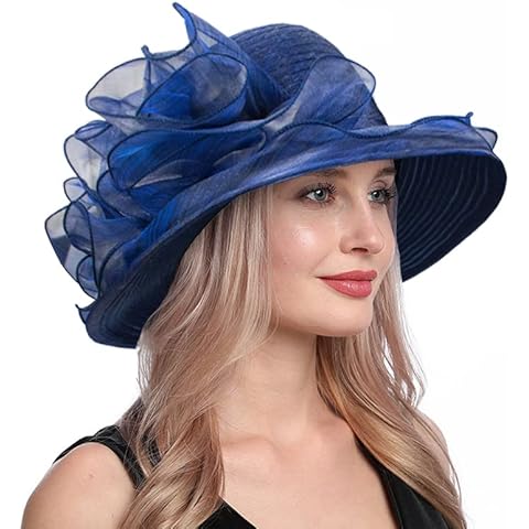 Vikodah Vintage Organza Cloche Hat Cover