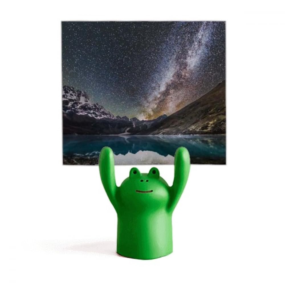 Support mémo dessin animé grenouille Glacier Lake pour bureau