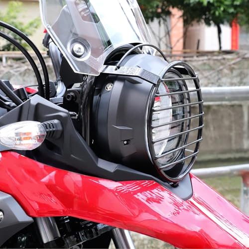 Protection calandre phare V-Strom 250 pour voyage et trail