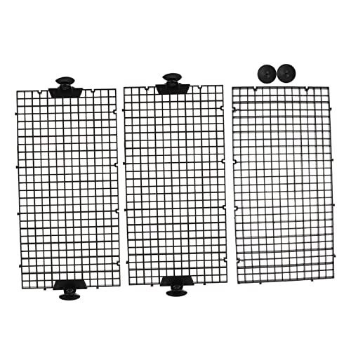 COSMEVIVI 魚タンクプロトリンセパレーター 3個 水槽 メッシュ PVC素材仕切り 魚タンク と繁殖用