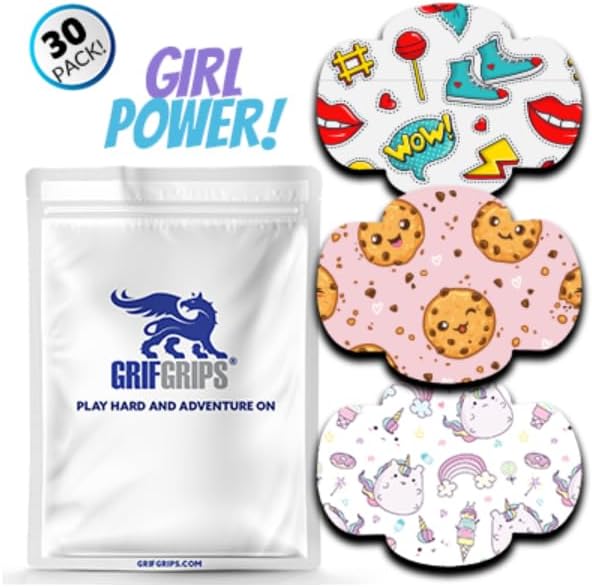 Miniatura 4 de GrifGrips Parches adhesivos elige tu estilo y fórmula adhesiva forma de envoltura para Dexcom (paquete de 30) para Cinta CGM Libre 3, Onipod,