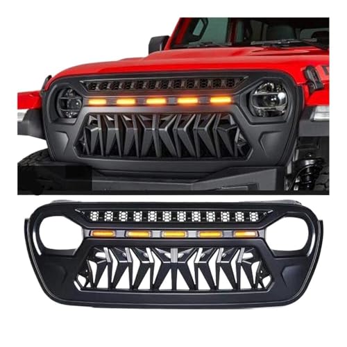Grilles Avant Calandre Pour Wrangler JL Look Baroudeur Pour Sorties Off-Road