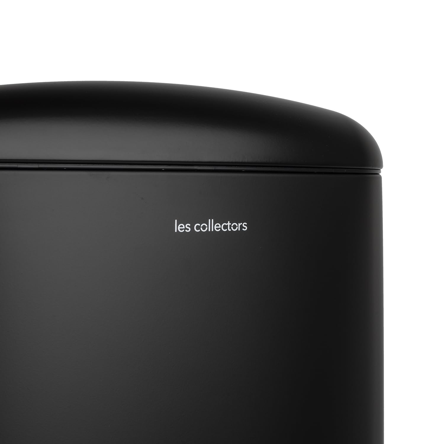 Les collectors Kosz na śmieci ze stali nierdzewnej nr 505 czarny, pojemność 20 l, wyjmowane wiadro wewnętrzne, matowe wykończenie, wytrzymały, ciche zamknięcie pokrywy