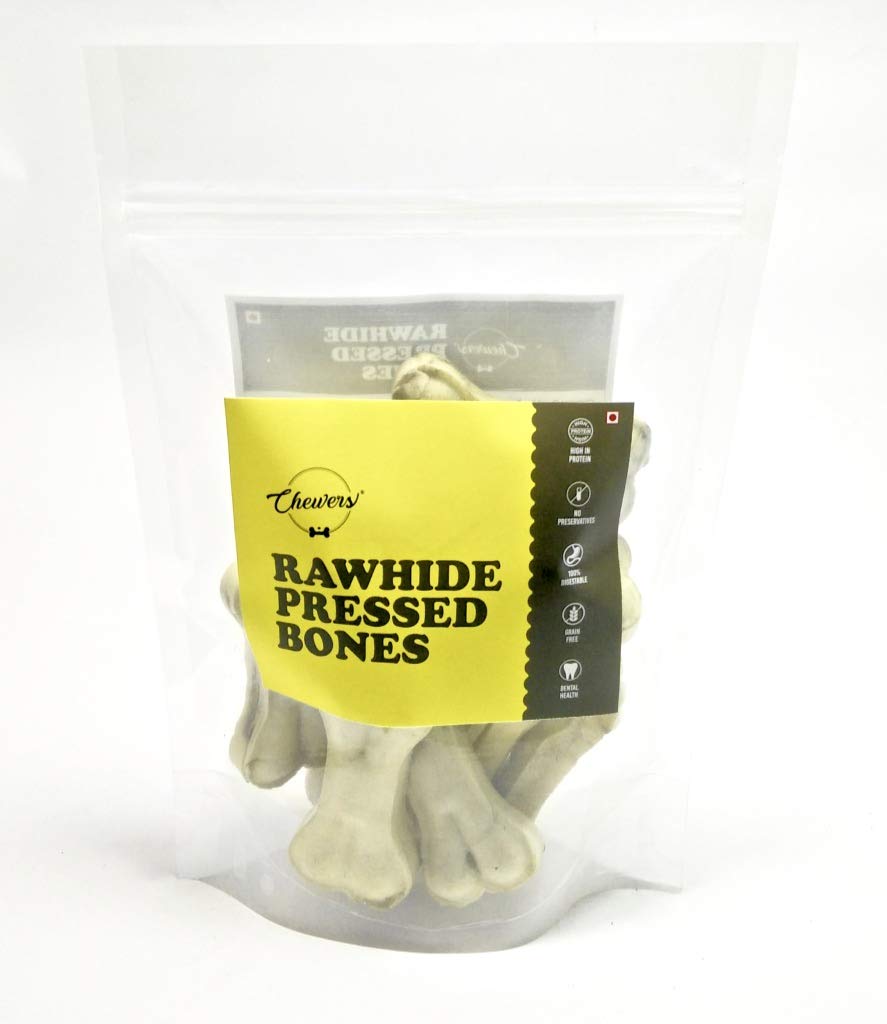 Chewers Rawhide Pressed Bones Dog Chew Bone Treat, 1 kg (3-inch) (B07HYVW41Q) Amazon Price History, Amazon Price Tracker
