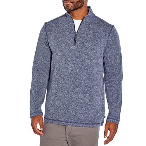 GAP Mens Zip Up Sweater, Long Sleeve Mock Neck Sweater, Casual Mens Pullover