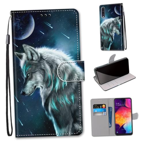 Hemobllo Custodia Pelle per Smartphone con Portacarte e Compatibile con Samsung Protezione e Accesso Facile Porte e