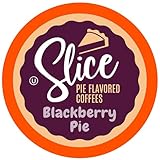 Slice Coffee Flavored Coffee for Keurig K Cup Brewers, Blackberry Pie, 40 Count