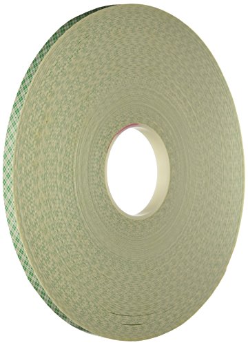 Image of 3M Double Coated Urethane Foam Tape 4032, 1 /2 inch x 72 yards, Indoor Mounting, Bonding, and Attaching, Large, Natural