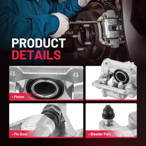 Image of BDFHYK 18-P4071 18-P4072 Front Disc Brake Caliper Assembly Compatible with Chevrolet Camaro /Blazer /Malibu /S10, Compatible with GMC Sonoma /S15 Jimmy /S15 1978-2003, GAS 2pcs