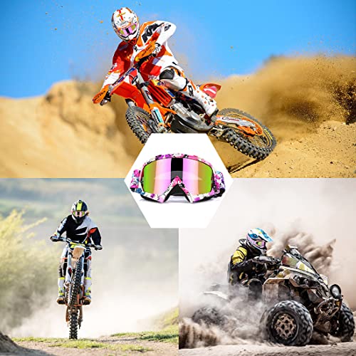 image for JAMIEWIN Motocross Goggles ATV Dirt Bike Motorcycle UTV MX OTG Offroad