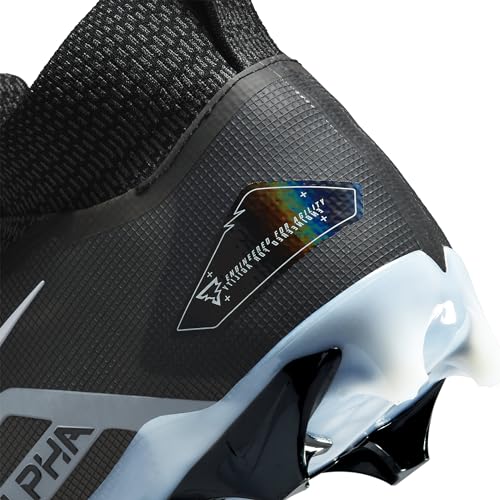 Image of Nike Alpha Menace Elite 3 White /Particle Grey /Opti Yellow /Black Mens Football Cleat.