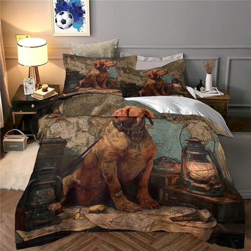 Housse de couette boussole ancienne en microfibre premium 3D - 6