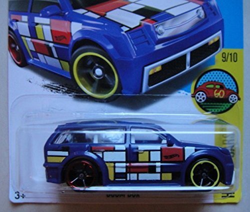 HOT WHEELS HW ART CARS 9/10 BLUE BOOM BOX 199/250 SHOWDOWN SCAN & RACE CARD