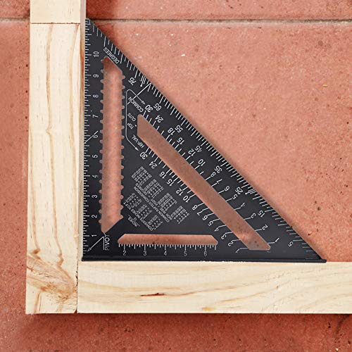 Regla Triangular de Ángulo Recto de Aluminio 12 Pulgadas miniatura 6