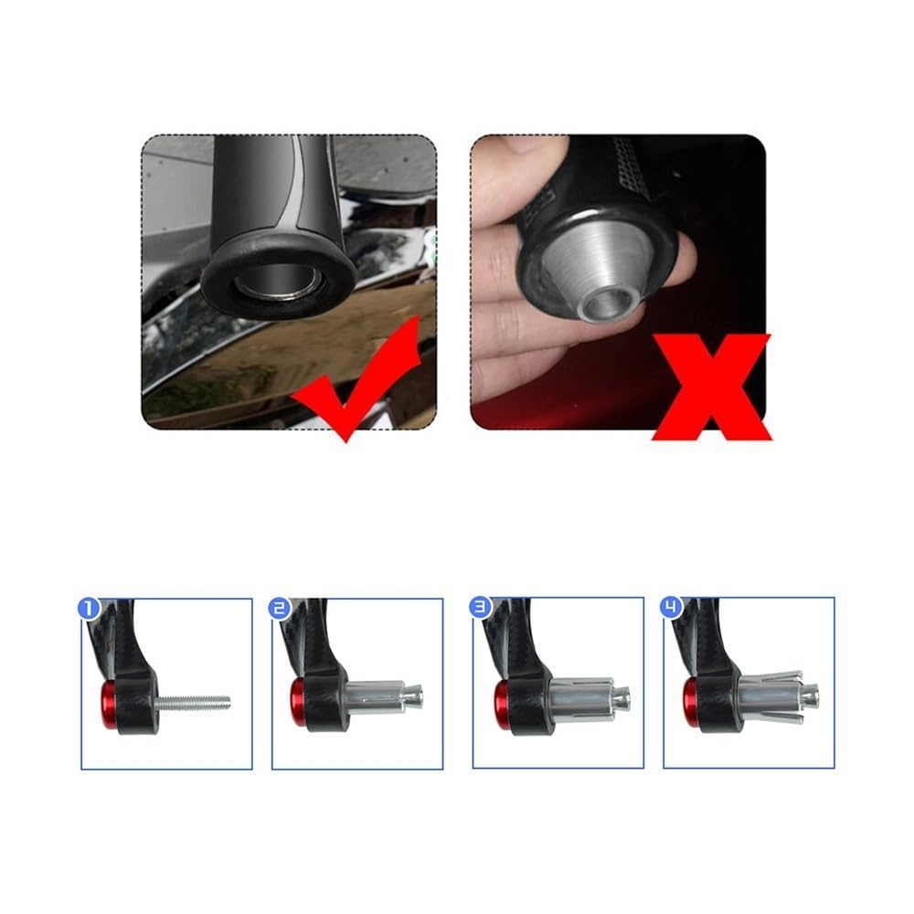 Puños de Manillar CNC para Motocicleta para Diavel Carbon 2011 2012 2013 2014 2015 y 2016 Protector palancas Freno Embrague