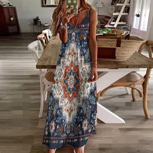 Robe longue femme boho légère pour rester fraîche sous la chaleur