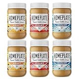 HomePlate Peanut Butter (Six Jars) Mixed Flavors