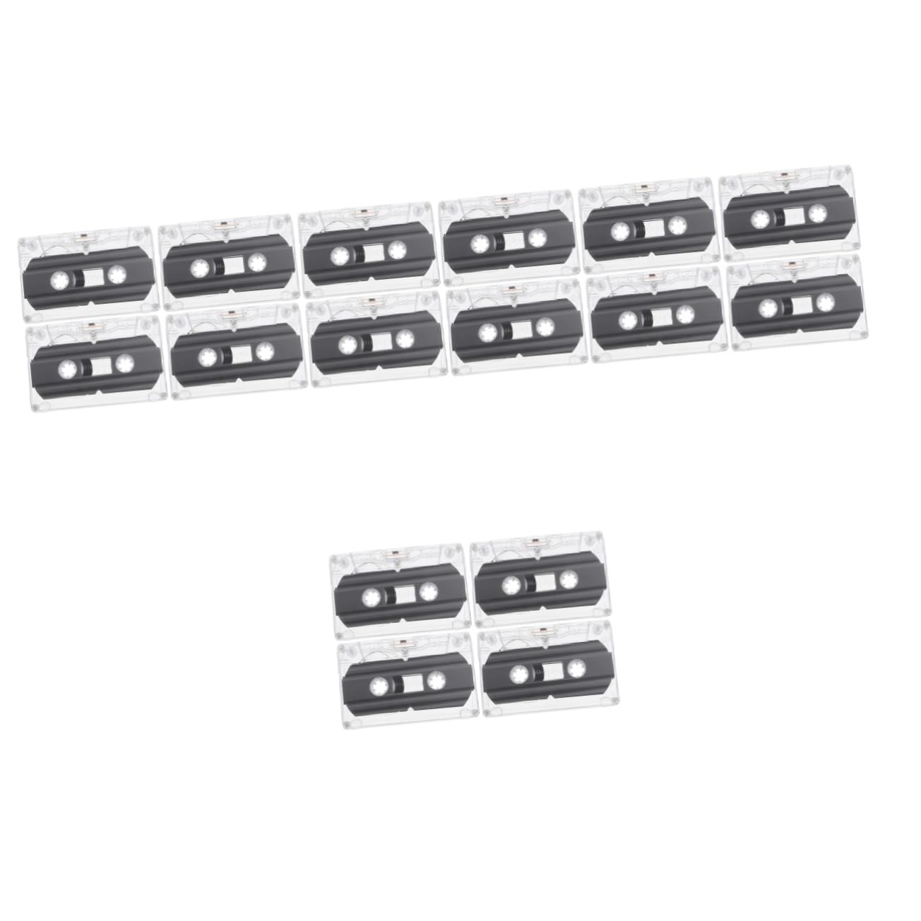 CIYODO 16 Pcs 30-Packs Blank Cassette Tapes Recordable Cassette Tapes for Music Recording