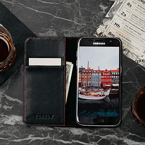 TORRO Custodia Stand in Vera Pelle Compatibile con...