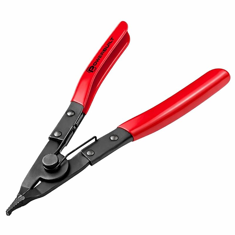 Alicate para Anéis de Retenção Internos Powerbuilt 20,3 cm, abertura de até 19,1 mm – 648633