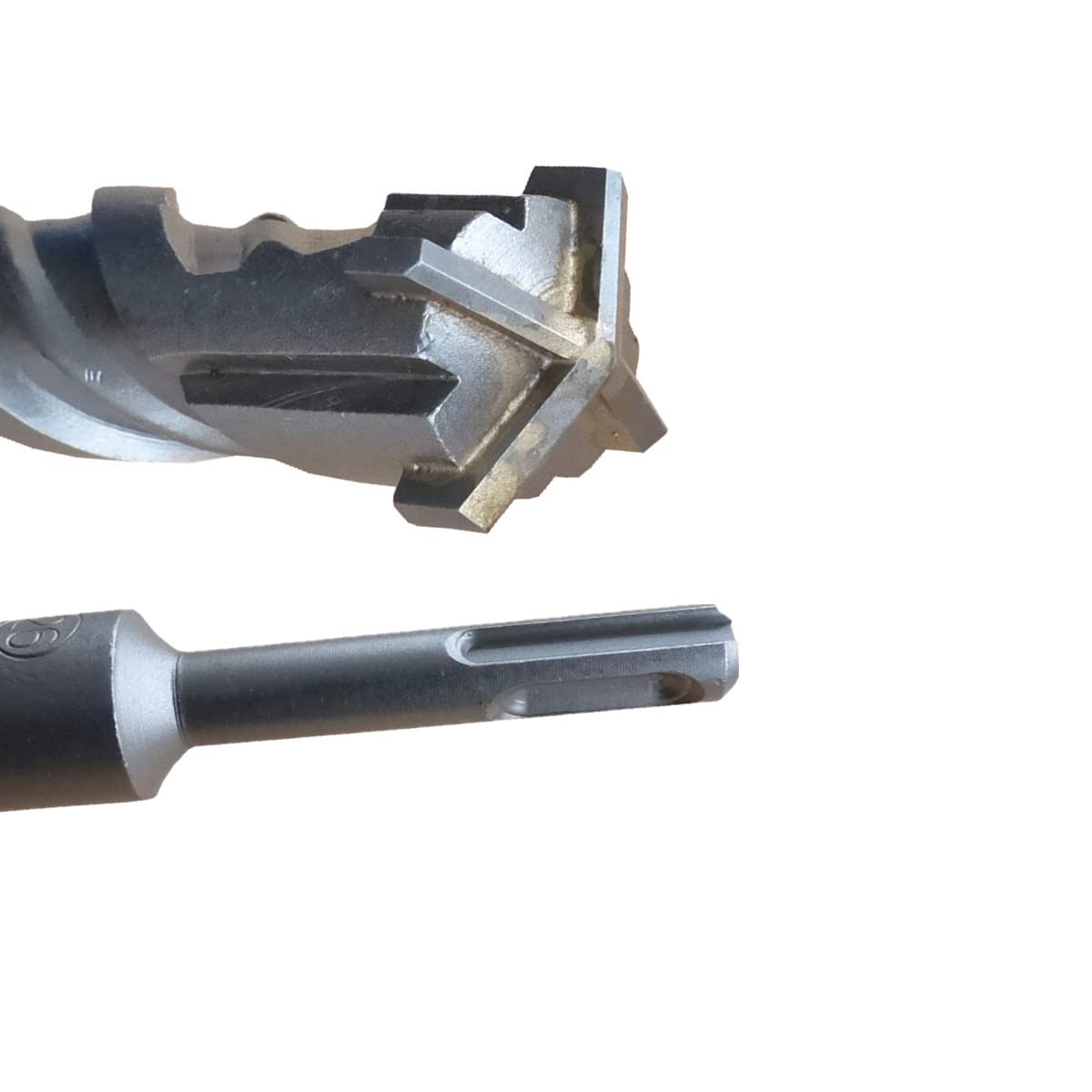 Broca SDS Plus, 8 mm x 210 mm, longitud total de la broca para piedra y martillo de hormigón Quadro-X para mampostería de 4 filos.