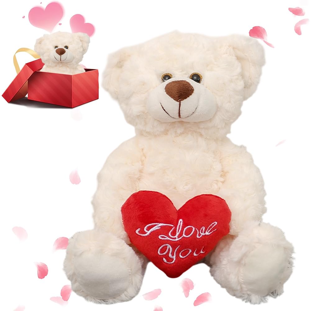 Vexthorion Love Teddy Bears Plush, Bears Plush Toy With Rose