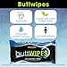 Fresh Body FB Buttwipes Flushable Wipes (1 Pack, 45 wipes) - Flushable Wipes for Adults - Water-Based Butt Wipes with Aloe and Vitamin E - Made Without Alcohol or Added Fragrance