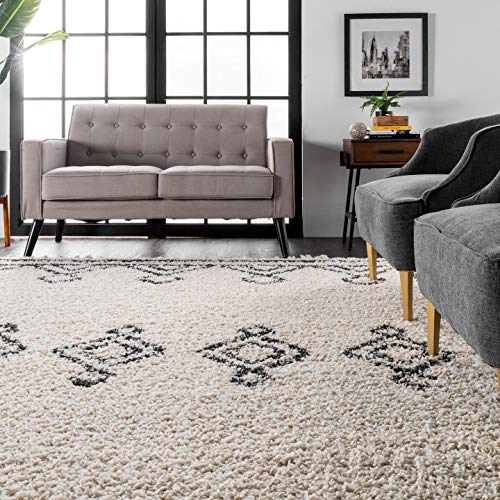 Nuloom Mackie Moroccan Tasseled Shag Area Rug #TOP4