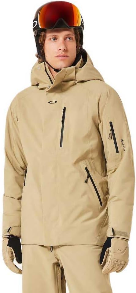 Oakley Mens Sub Temp Recycled Gore-Tex Jacket 2.0, Pebble, Large