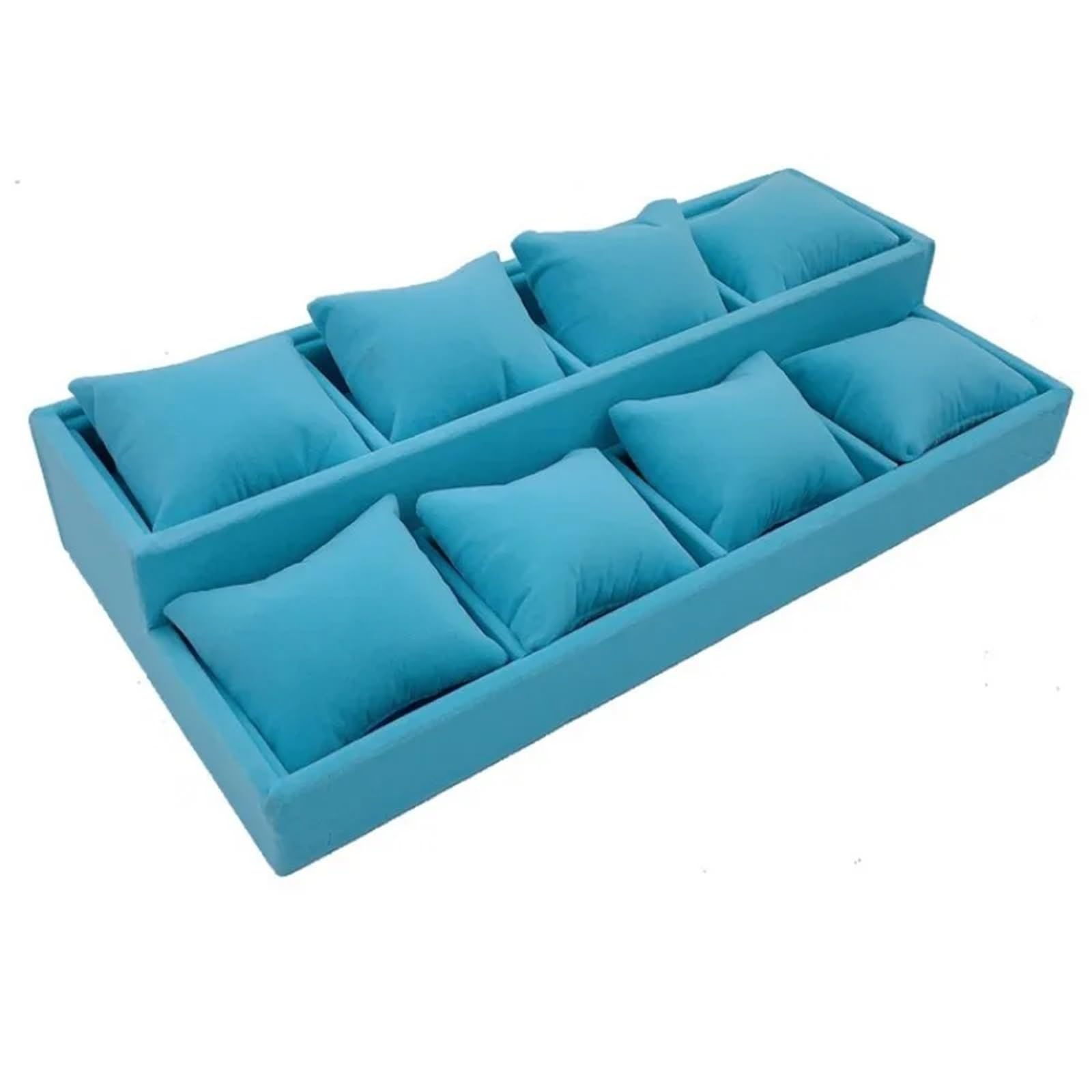 Flannel Jewelry Display Tray Watch Storage Organizer for Watches Bracelets