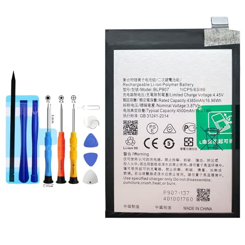 Vvuilsty BLP907 Replacement Battery for OnePlus Nord N...