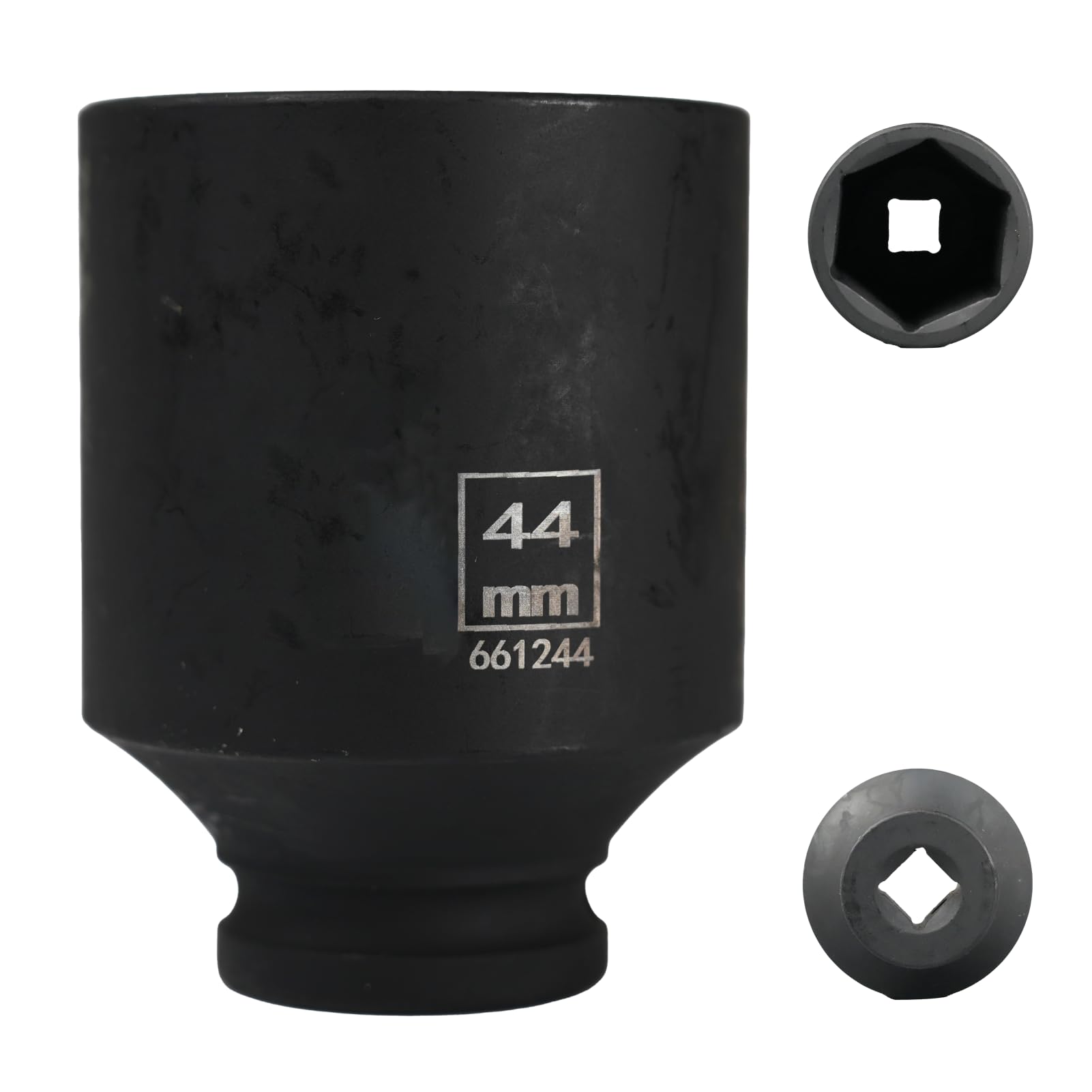 Flewdart 44mm deep Impact Socket 1/2 Drive, 44 mm 1/2" Square Drive 6 Point Cr-Mo, 78mm Length — image 1
