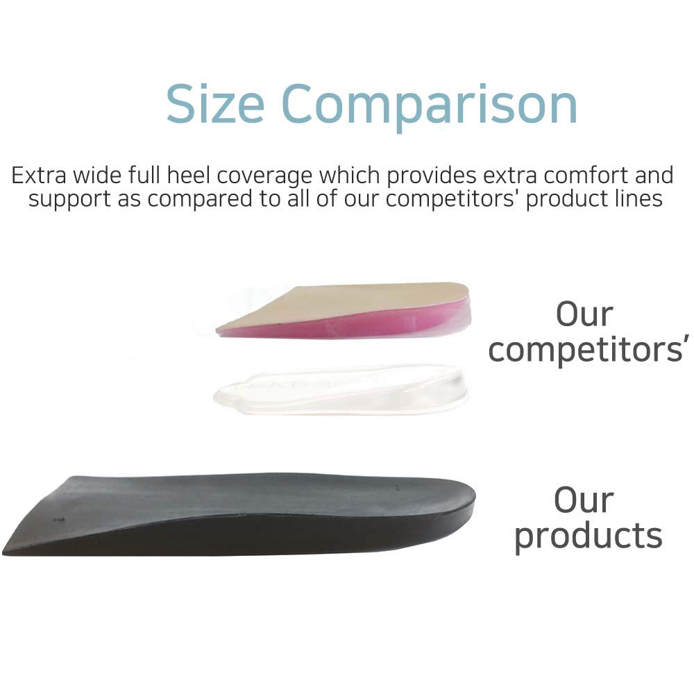 KnockKnees Bow Legs O/X Type Medial & Lateral Heel Wedge Insoles