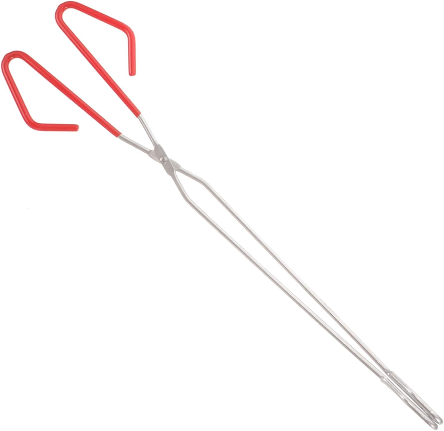 POPETPOP 4pcs Wild Camping Fireplace Tong Bbq Fire Pit Tool Heavy-duty Log Grabber for Outdoor Activities Charcoal Tongs for Campfire Picnics and More