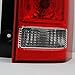 AKKON - For Honda Pilot Red Clear Rear Tail Light Brake Tail Lamp Driver Left Side Replacement Assembly