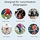 Deedlite Wellness Kniebandage Pro 2.0, Kniebandagen zur Schmerzlinderung, Anti-Rutsch-Streifen & Vergrößerter Ring, Nie wieder Verrutschen (Grau, 1pcs)