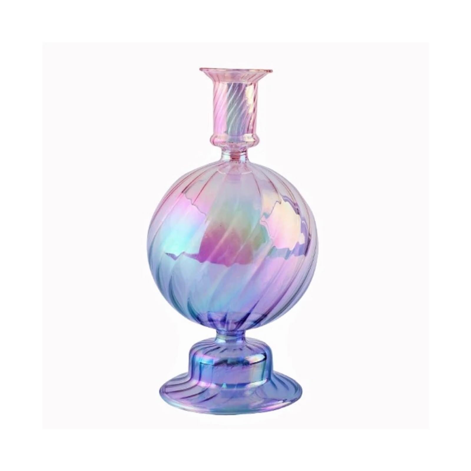 Candle Holders Retro Candlesticks Taper Candle Holders Tall Decoration Party Glass Vase Home Decor Wedding(Color E,STYLE2)