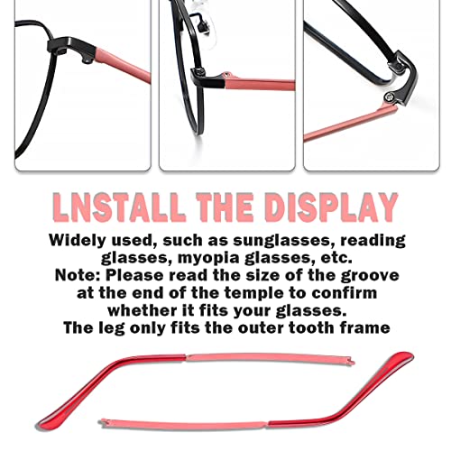 LNQ LUNIQI 1 Pair Metal Eyeglass Replacement Arm - Image 4