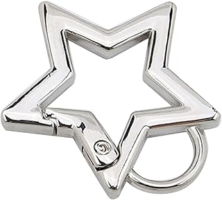 ステンレススタースターシェイプカラビナクリップスプリングスナップフックキーリングカラビナーキーチェーン屋外アクセサリー