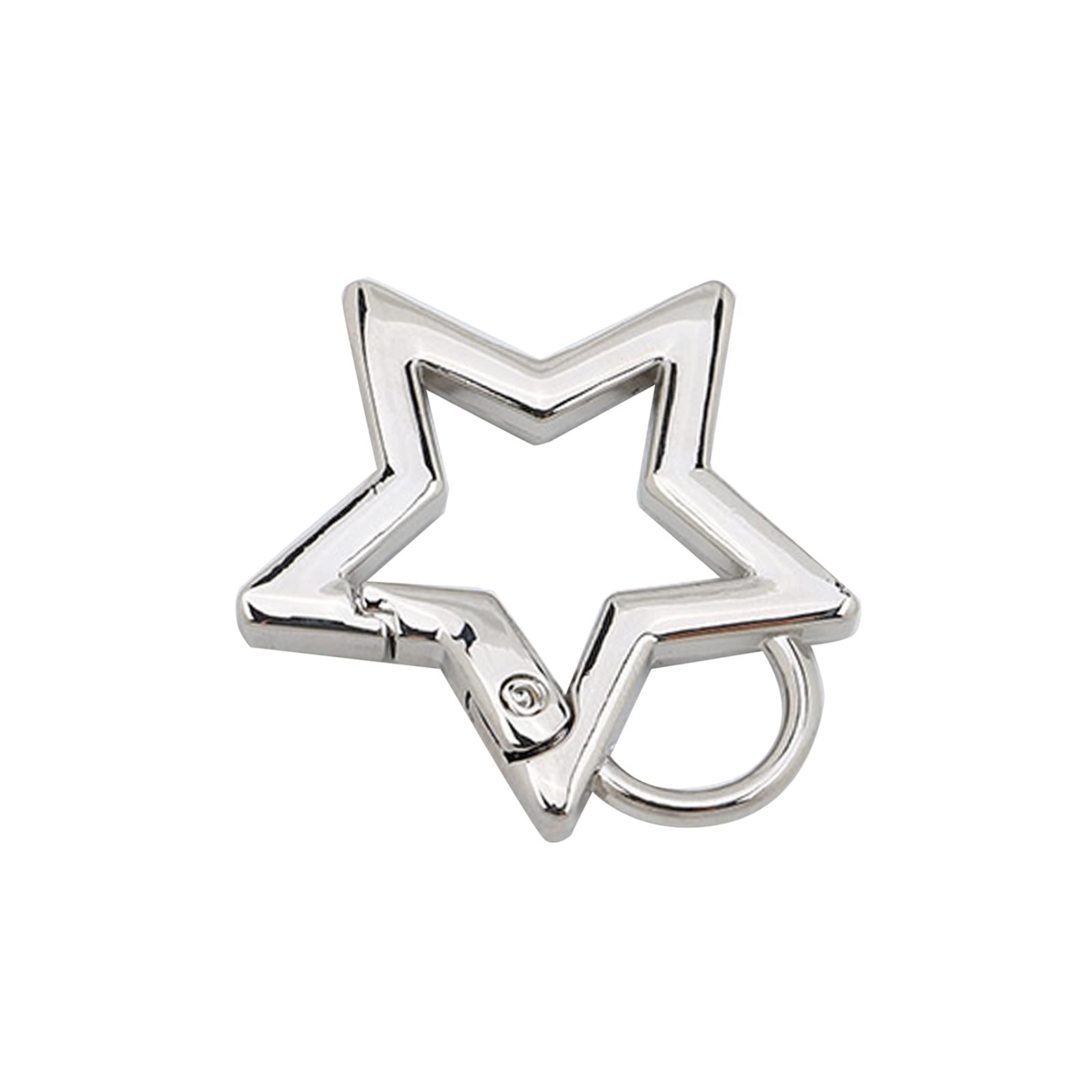 YROHGKPN Stainless Steel Spring Hook Carabiner,Stainless Steel Clip Star