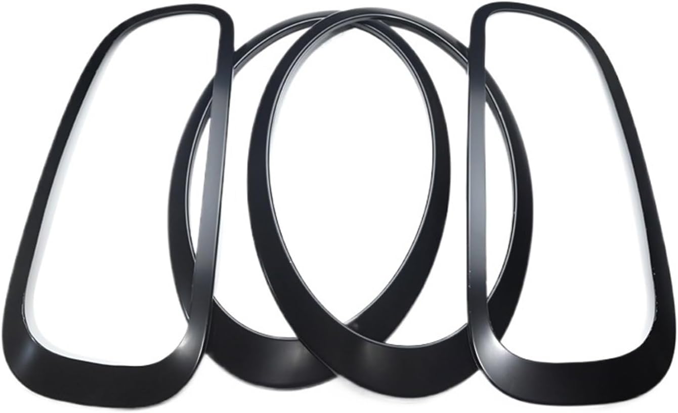 Compatible with Mini Cooper One JCW F54 Clubman Car-styling Accessories Headlight Head Tail Rear Lamps Frame Ring Cover Stickers Housing(Front and Rear)