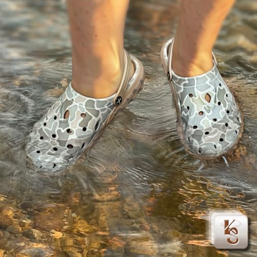 Image of KEMISANT Cushioned Clogs Mules for Men Garden Beach Water Fun-Lightweight | EVA Cushioned Footbed| Arch Support | Slip-resistant | Unisex