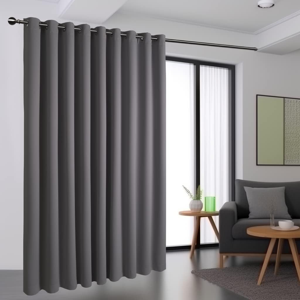 PANOVOUS Privacy Room Divider Curtain Hide Clutter Separate Functions