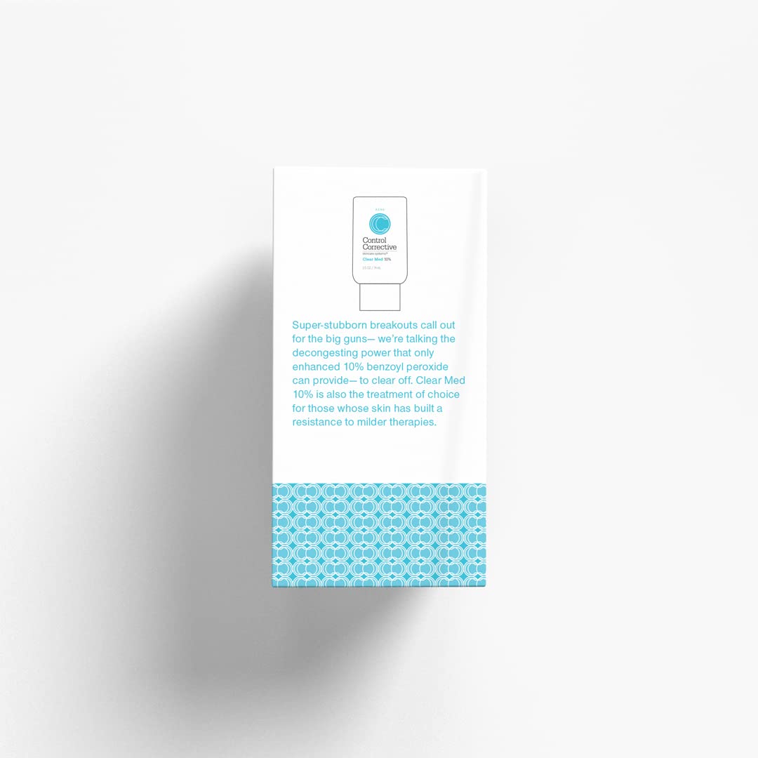 CONTROL CORRECTIVE Clear Med 10% Acne Treatment Lotion, 2.5 Oz - Helps Clear & Control Breakouts, Benzoyl Peroxide, 3% Sulfur To Improve Efficacy And Dry Up Blemishes - Image 8