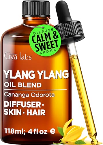 Image of 100% Pure Ylang-Ylang Essential Oil for Skin & Diffuser - 4 Fl Oz